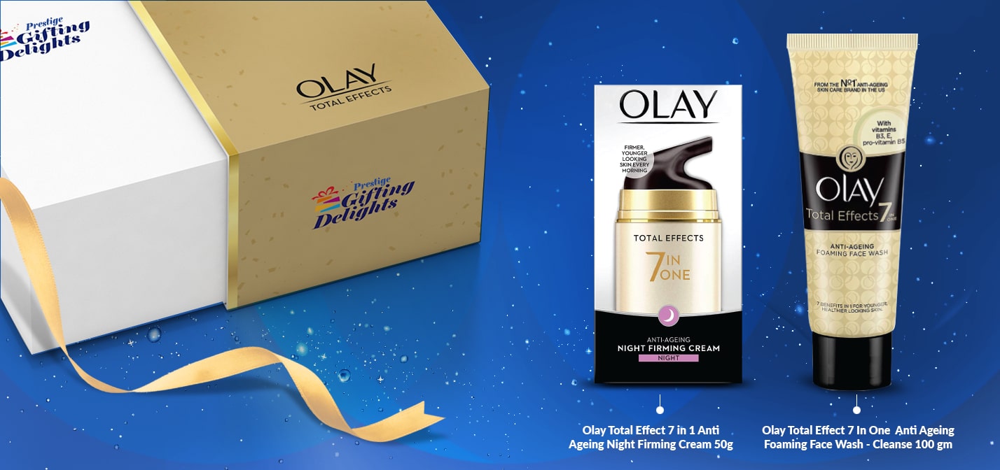 Olay Total Effects 7 in One Anti-Ageing Night Cream Regimen Thank You Gift Pack