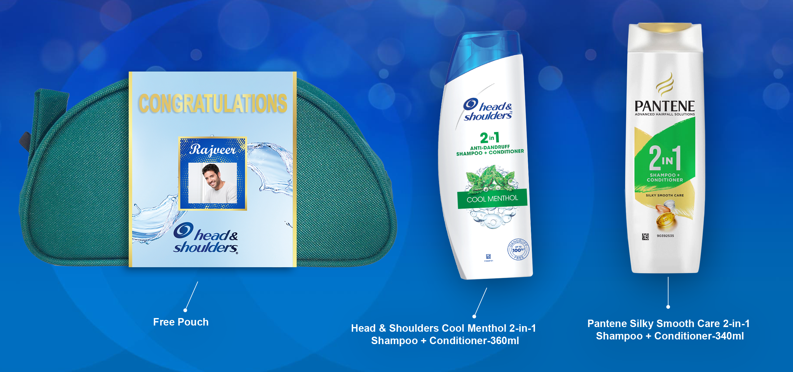 Head & Shoulders - Pantene 2-in-1 Shampoo & Conditioner Congratulation Gift Pack